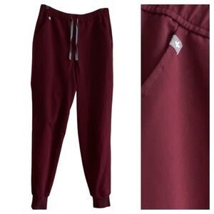 FIGS Maroon Red Tansen Jogger Scrub Pants Small
